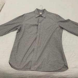 Grey mens dress shirt
